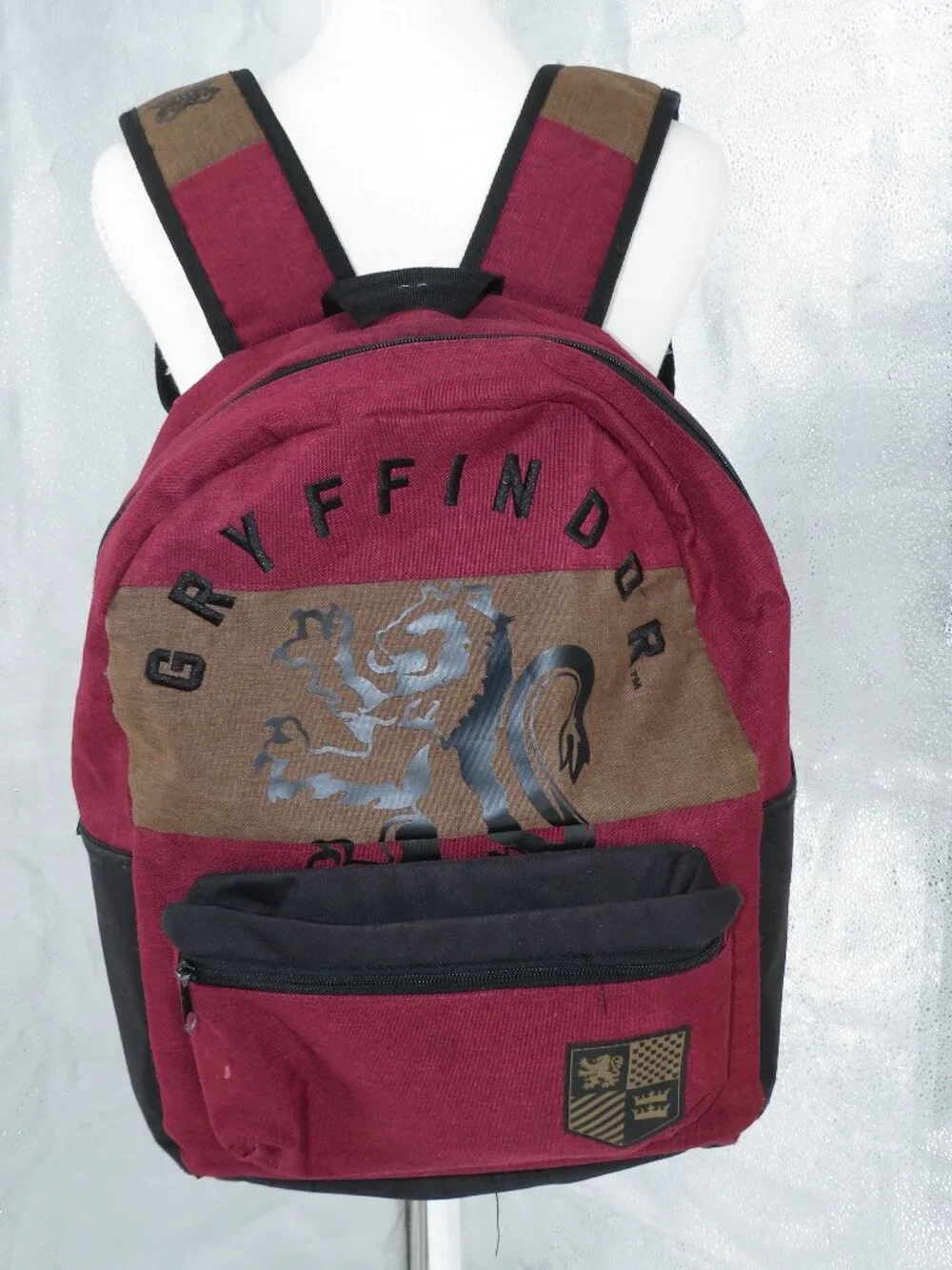 Official Harry Potter Gryffindor Backpack 2019 Collectible | Maroon Canvas Color